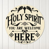 Personalized Holy Spirit Metal Sign - Inspirational Decor with Custom Options for Spiritual Homes and Gift-Giving - Image 1