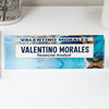 Personalized Acrylic Desk Name Block with Elegant Blue & Gold Design – Ideal Gift for Professionals - Image 1