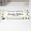 Personalized Floral Acrylic Desk Block for Makeup Artists – Custom Name Decor and Unique Gift Idea - Image 1