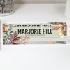 Custom Acrylic Desk Block for Teachers - Personalized Nameplate with Botanical Design - Perfect Gift for Educators - Image 1