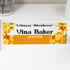 Personalized Floral Acrylic Desk Block - Custom Name & Title, Perfect Gift for Professionals and Special Occasions - Image 1
