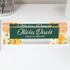 Personalized Floral Acrylic Desk Block - Custom Nameplate for Office and Gift - Elegant Creative Director Design - Image 1