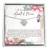Elegant Personalized Aunt & Niece Necklace Gift with Heartfelt Message Card - Perfect for Birthdays, Holidays, and Special Occasions - Image 1