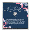 Personalized "Bonus Daughter" Knot Necklace - Artisan Craftsmanship, Sterling Silver Jewelry Gift for Stepdaughters - Image 1