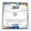 Elegant "To My Mom" Necklace with Heartfelt Message Card - Perfect Personalized Gift for Mother's Day - Image 1