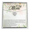Elegant Personalized Necklace for Mom with Heartfelt Message Card – Perfect Gift for Mother's Day, Birthday, or Just Because - Image 1