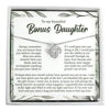 Exquisite Personalized Necklace with Heartfelt Message Card for Bonus Daughter - Thoughtful Gift for Any Occasion - Image 1