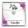 Elegant Personalized Necklace for Wife with Loving Message and Unique Pendant Design – Ideal Anniversary or Birthday Gift - Image 1
