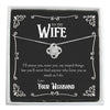 Heartfelt Wife Gift: Personalized Love Knot Necklace with Sentimental Message Card for Anniversary, Birthday & Special Occasions - Image 1