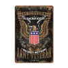 Personalized Army Veteran Metal Sign – Customizable Military Tribute Plaque, Handmade for Veterans’ Day, Father's Day, or Anniversary Gifts - Image 1