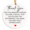 Personalized Ceramic Ornament – Heartfelt Appreciation Gift for Loved Ones | Elegant Design & Quality Craftsmanship - Image 1