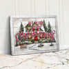 Personalized Merry Christmas Wrapped Canvas Wall Art - Custom Holiday Decor for Home and Gifting - Image 1