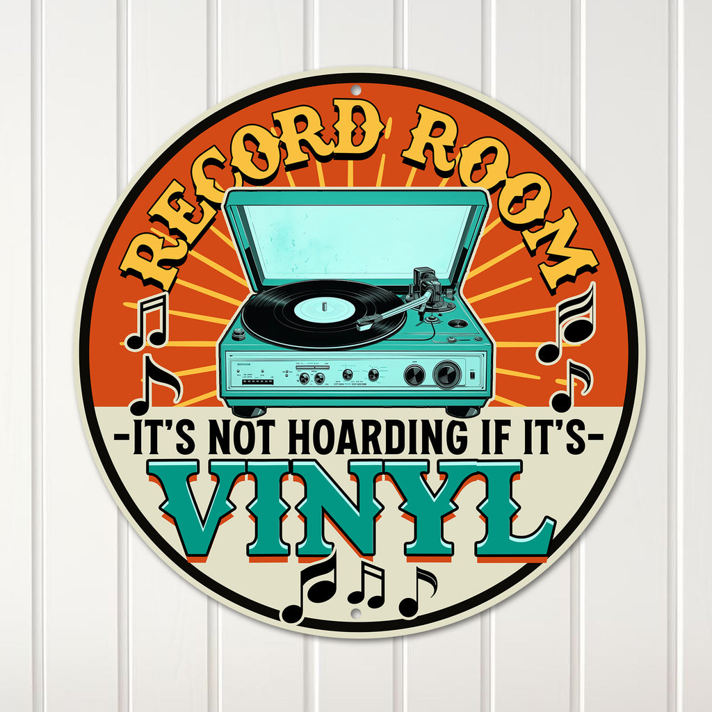 Personalized Retro Vinyl Record Metal Sign – Perfect Gift for Music Lovers and Collectors - Image 1