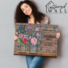 Personalized Floral & Inspirational Quote Wrapped Canvas - Handmade Art for Home Décor & Gift-Giving, Perfect for New Beginnings - Image 2