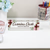 Elegant Personalized Acrylic Desk Name Plate with Floral Design – Perfect Custom Gift for Creative Directors - Image 2