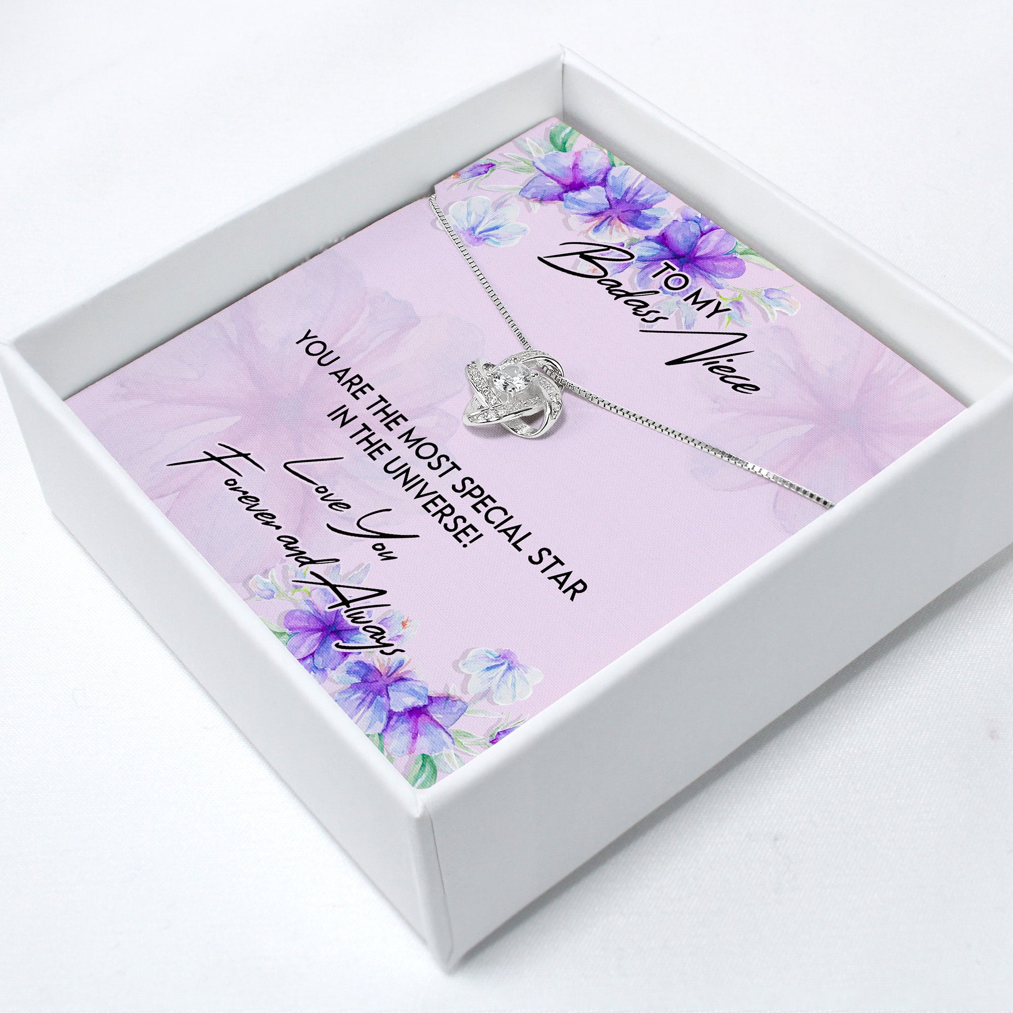 Personalized Badass Niece Necklace Gift with Inspirational Message Card - Handmade with Love and Quality Craftsmanship - Image 2