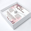 Elegant Personalized Daughter-in-Law Necklace with Heartfelt Message Card - Perfect Wedding or Anniversary Gift - Image 2