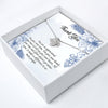 Elegant Personalized Thank You Necklace with Heartfelt Message Card - Perfect Gift for Loved Ones - Image 2