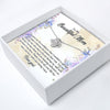 Personalized Message Card Necklace for Mom - Elegant Knot Pendant with Gift Box and Heartfelt Note - Image 2