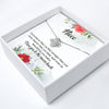Elegant Personalized Necklace with Inspirational Message Card for Niece – Perfect Handmade Gift with Emotional Touch - Image 2