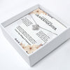 Elegant Granddaughter Necklace with Sentimental Message Card - Perfect Personalized Gift for Special Occasions - Image 2