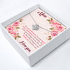 Personalized "I Love You, Mom" Necklace with Heartfelt Message Card and Silver Knot Pendant – Ideal Gift for Mother's Day, Birthdays & Special Occasions - Image 2