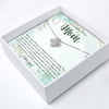 Personalized Silver Infinity Knot Necklace with Heartfelt Message Card - Perfect Gift for Mom on Mother's Day or Birthday - Image 2