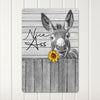 Personalized Rustic Metal Sign with Humorous Donkey Design – Perfect Custom Gift for Animal Lovers, Handmade Rustic Wall Decor - Image 3