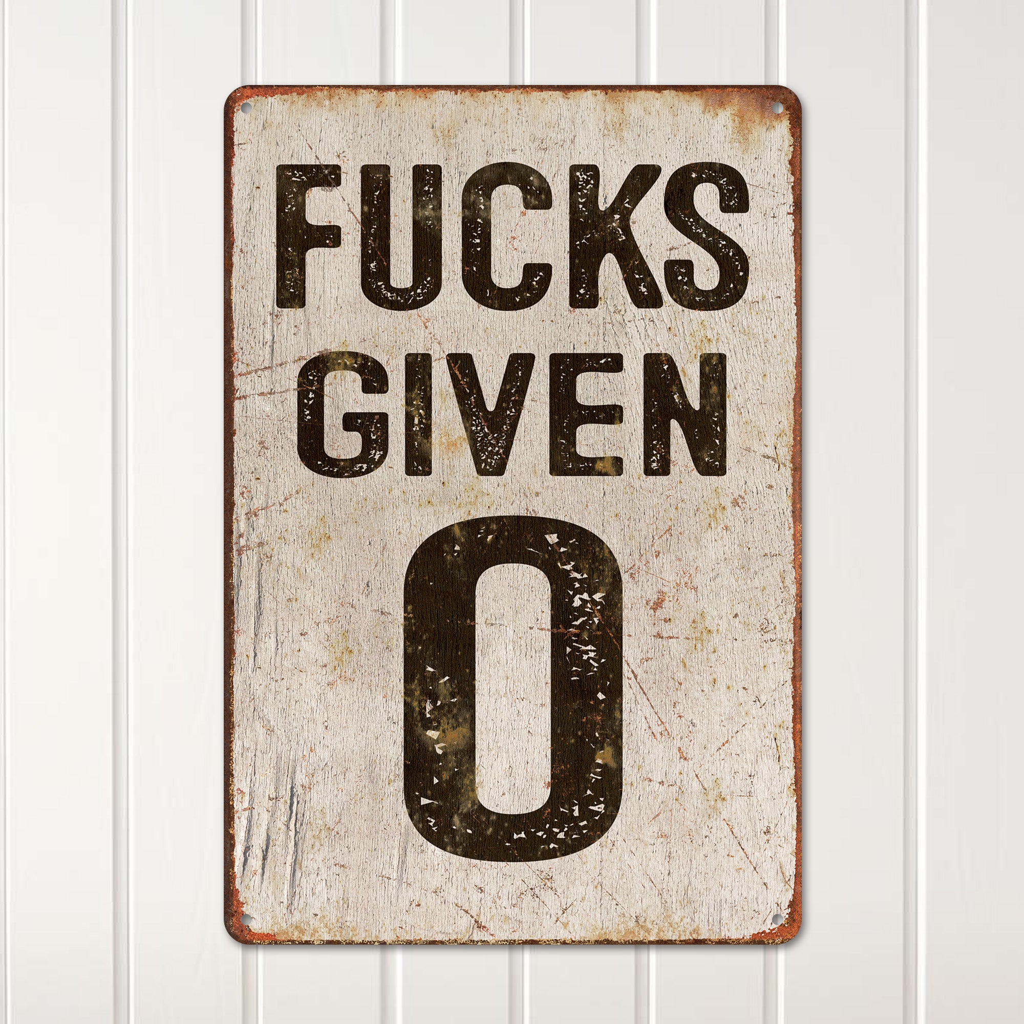 Personalized Vintage Metal Sign - Humor & Attitude - Customizable Gift for Home, Office, or Man Cave Décor - Image 2