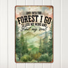 Personalized Forest-Inspired Metal Sign - Handmade Decor for Nature Lovers, Home & Gift - Image 2