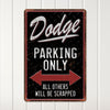 Customizable Metal "Dodge Parking Only" Sign – Perfect Gift for Car Enthusiasts | Durable and Stylish Wall Decor - Image 2