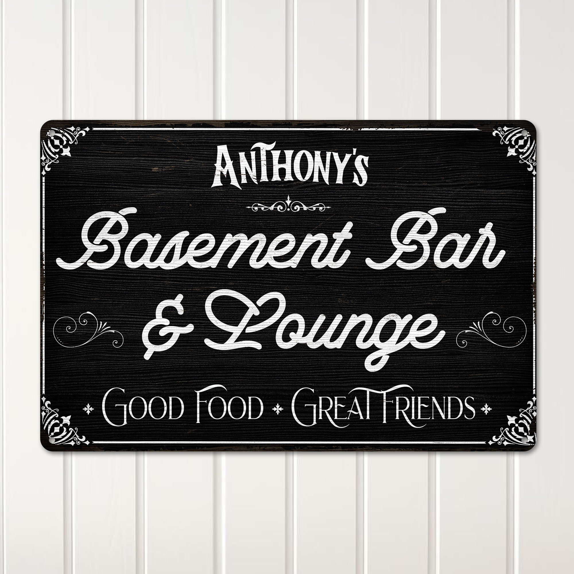 Personalized Metal Basement Bar & Lounge Sign – Customizable Home Decor for the Ultimate Entertainer's Haven - Image 2