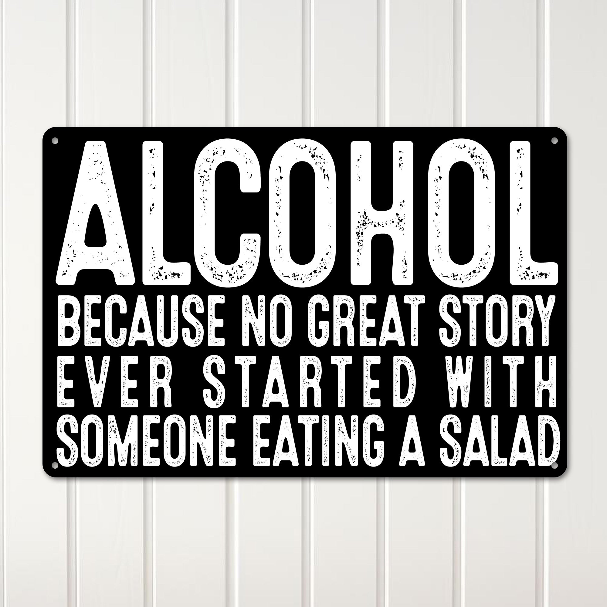 Personalized Rustic Metal Sign - Humorous Bar Decor with Customizable Message - Perfect Gift for Friends and Family - Image 3