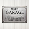 Stylish Personalized Metal Garage Sign - Customizable for Unique Gifts - Perfect for Car Enthusiasts and Workshop Decor - Image 2