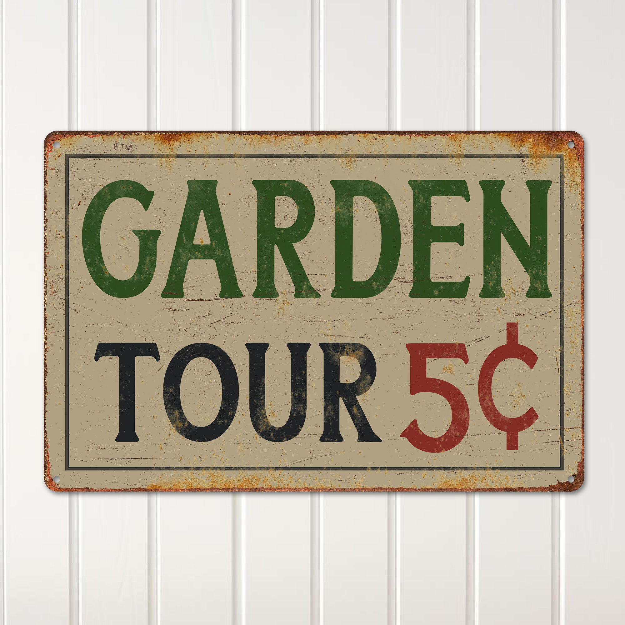 Personalized Vintage-Style Metal Sign for Garden Enthusiasts – Customizable Outdoor Decor and Memorable Gift Idea - Image 2