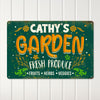 Personalized Metal Garden Sign - Custom Fresh Produce Plaque for Home Decor, Perfect Gift for Gardeners and Nature Lovers - Image 2