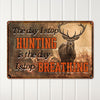 Personalized Rustic Metal Hunting Sign - Perfect for Passionate Hunters and Outdoor Enthusiasts - Image 2