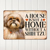 Customizable Rustic Shih Tzu Metal Sign – The Perfect Gift for Dog Lovers to Personalize Their Home Decor - Image 2