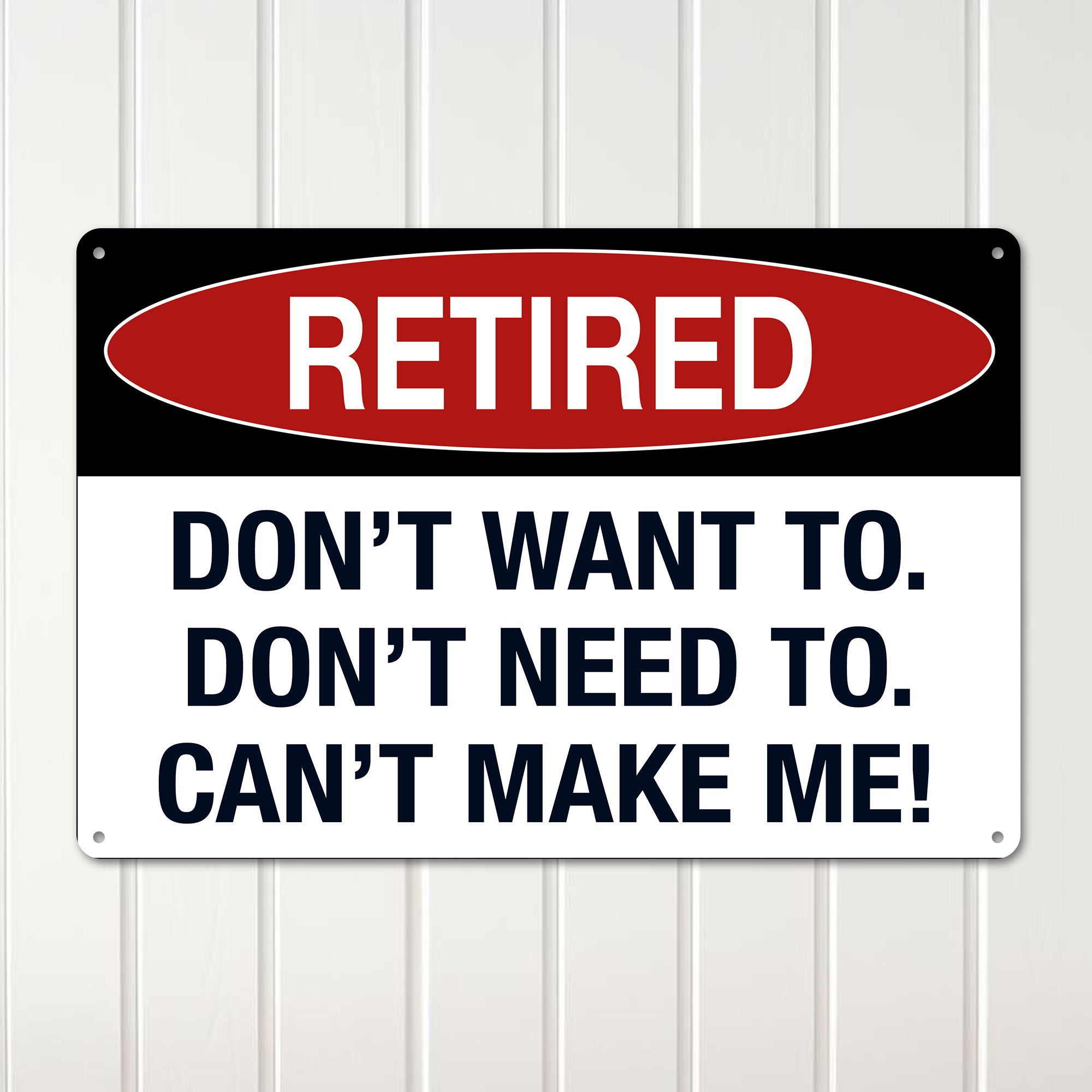 Customizable Retired Vintage Metal Sign - Perfect Personalized Gift for Retirement Celebrations - Image 3