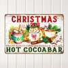Personalized Christmas Hot Cocoa Bar Metal Sign - Custom Holiday Decor with Festive Colors and Handcrafted Charm - Image 3