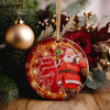 Personalized Christmas Ceramic Ornament - "Santa Knows" Design for a Festive Holiday Touch - Perfect Custom Gift - Image 2