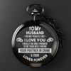 Timeless Love: Personalized Engraved Pocket Watch for Your Husband – Handmade Keepsake Gift - Image 2