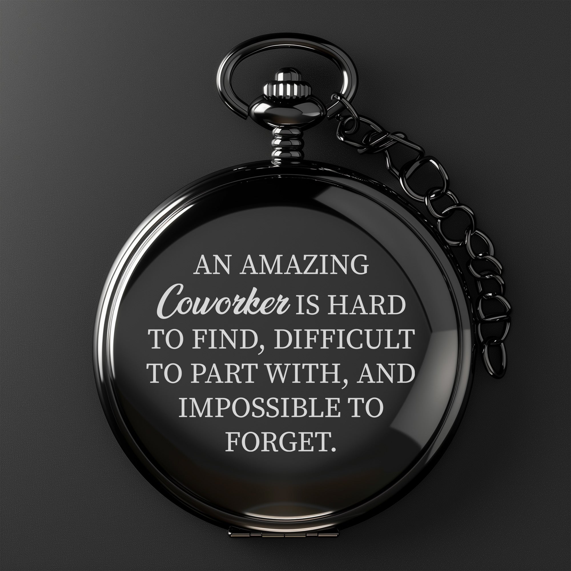 Elegant Personalized Pocket Watch - Perfect Retirement Keepsake for an Unforgettable Coworker - Image 2