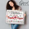 Personalized Handcrafted Candy Cane Christmas Wall Art - Custom Family Name Sign for Holiday Decor Gift - Image 2