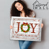 Personalized "Joy to the World" Handmade Wrapped Canvas: Festive Seasonal Art for Home Décor and Gifting - Image 2