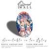 Personalized "Hello Winter" Round Metal Sign – Charming Deer Design with Customizable Seasonal Decor for Heartwarming Gifts - Image 2