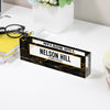 Personalized Marble Acrylic Desk Block - Luxurious Black and Gold Nameplate, Perfect Custom Gift for Offices, Birthdays, and Special Occasions - Image 3