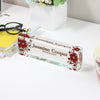 Personalized Floral Acrylic Desk Name Plate - Custom Engraved for Professionals, Perfect Gift for Psychologists - Image 3