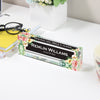 Personalized Floral Acrylic Desk Block for Social Workers – Custom Name Plaque, Perfect Gift for Office Decor - Image 3