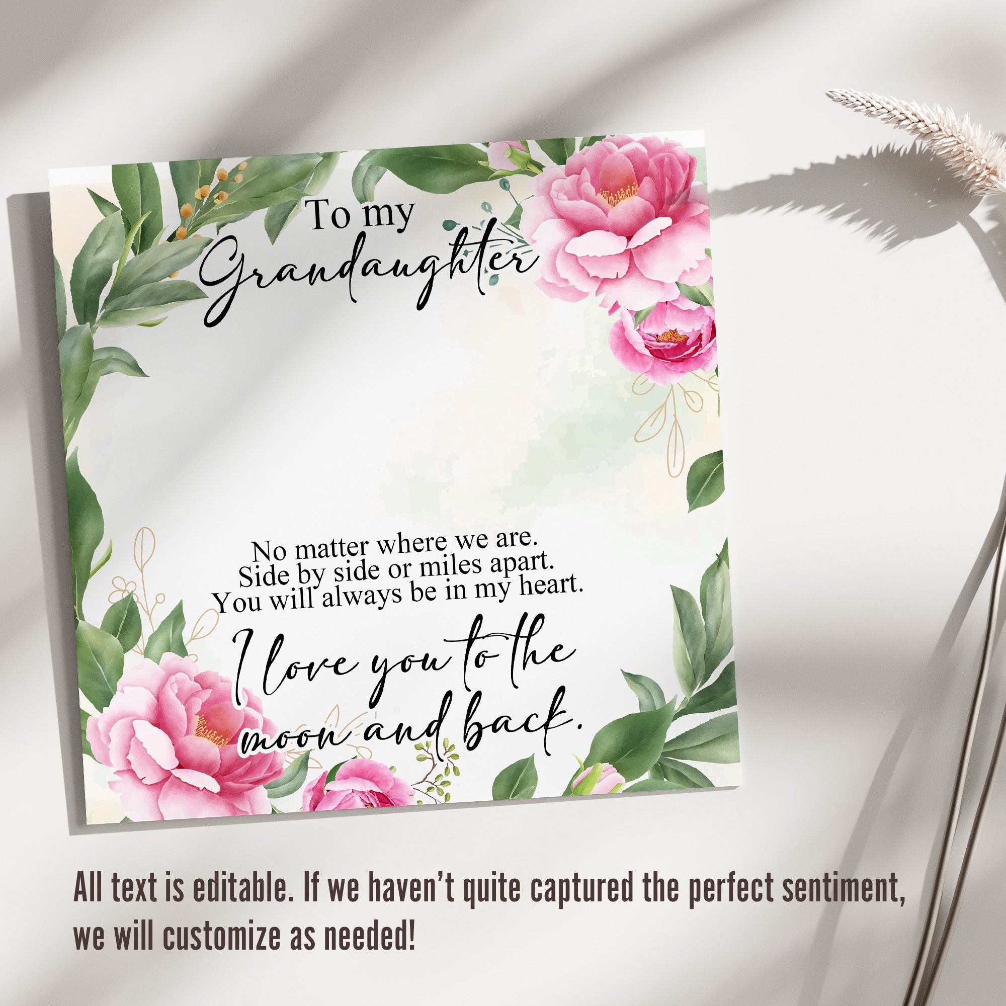 Personalized "To My Granddaughter" Necklace Gift – Elegant Silver Knot Design with Heartfelt Message Card - Image 3